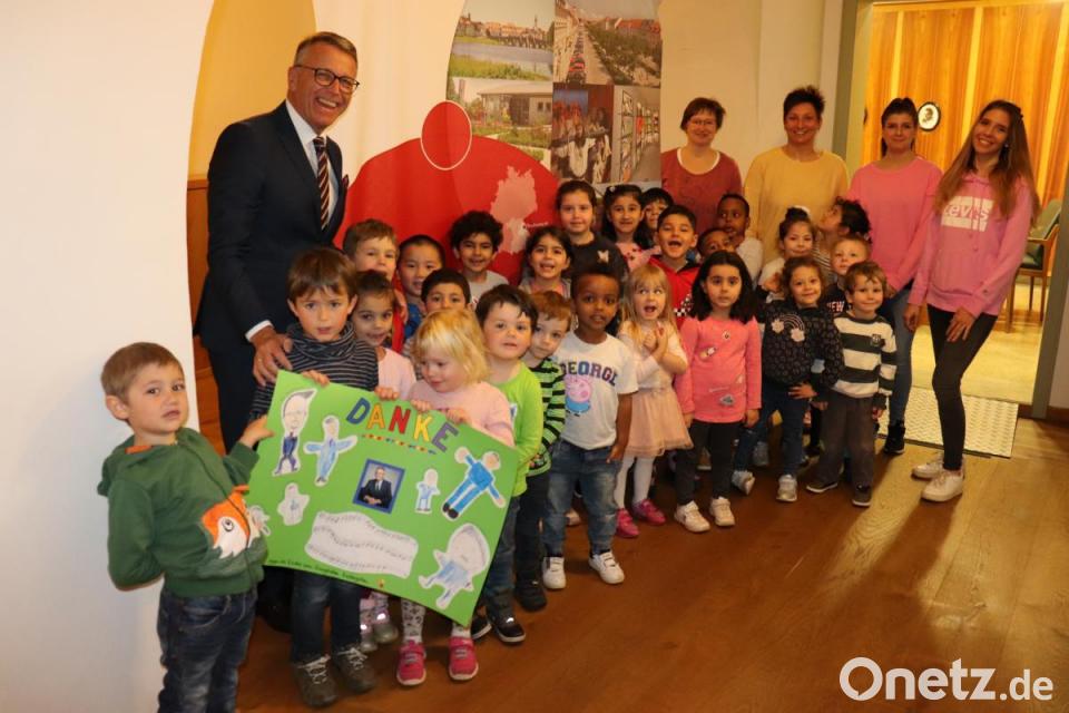 Kindergartenkinder besuchen Bürgermeister im Rathaus – CSU Tirschenreuth